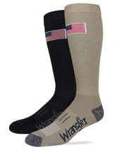 Wrangler Ultra-Dri® USA Tall Boot Sock 2 Pack