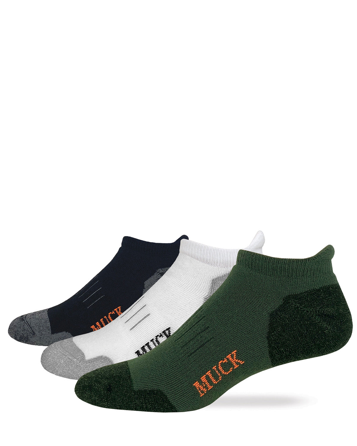 Muck Boot Mens Ultra-Dri® Low Cut Heel Tab Socks 2 Pack