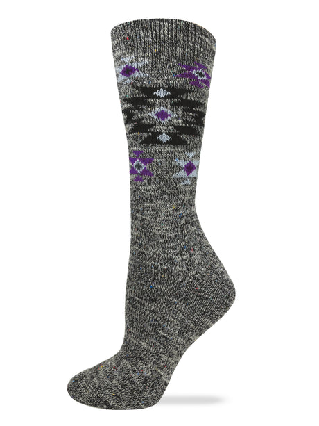 Wise Blend Aztec Starburst Crew 1 Pair