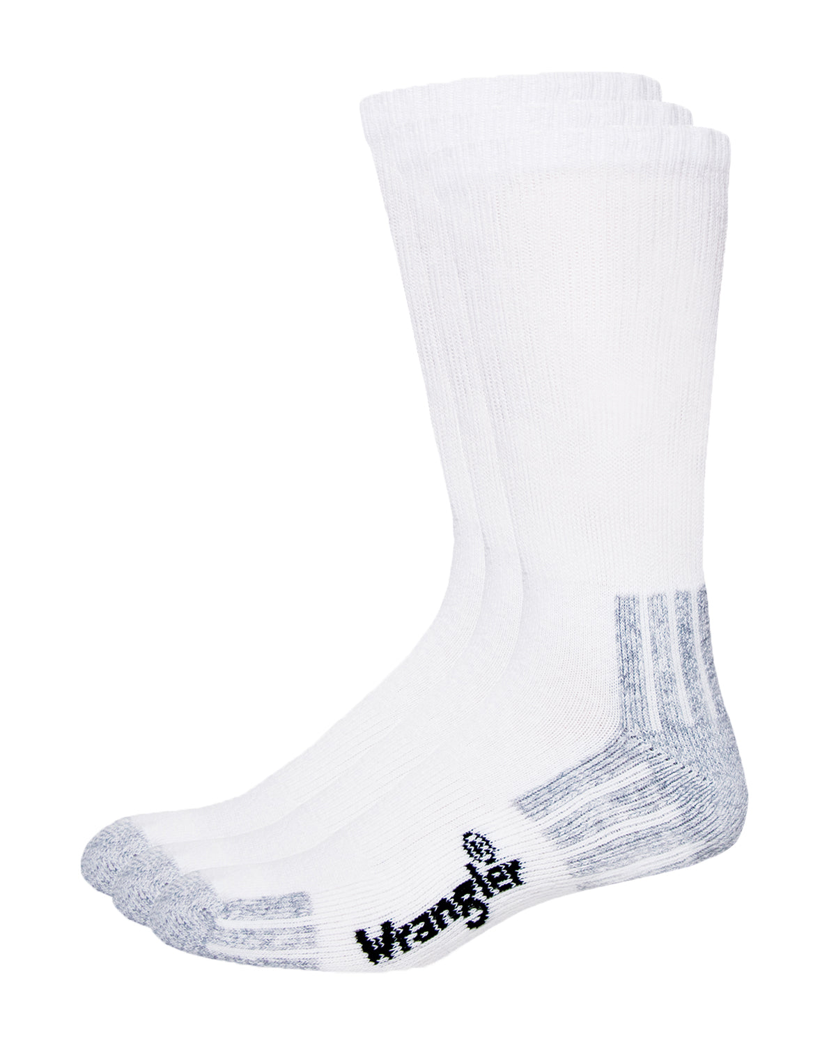 Wrangler Men's Cotton Crew Socks 3 Pack