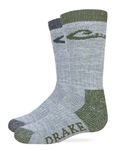 Drake Youth Merino Wool Blend Boot Socks 2 Pack