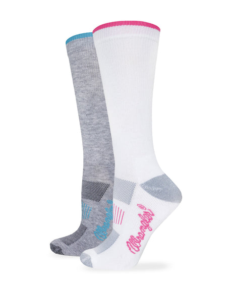 Wrangler Ladies Ultra-Dri® Everyday Crew Socks 2 Pack