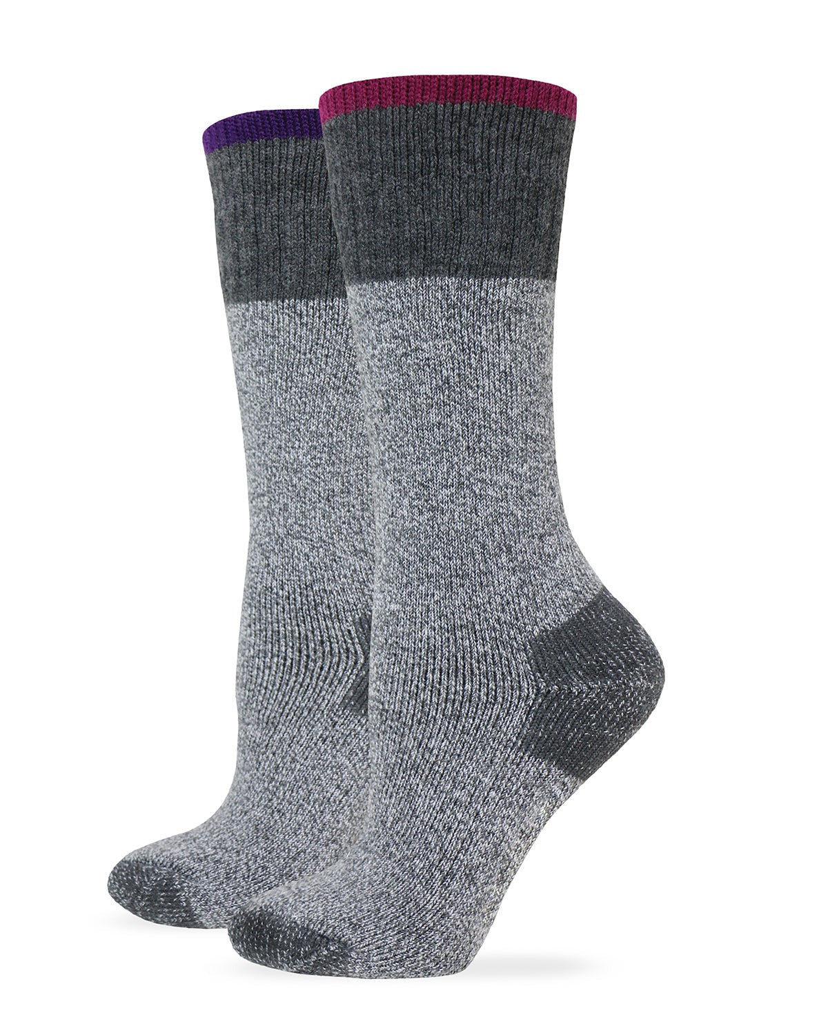 Wise Blend Ladies Merino Wool Blend Marl Full Cushion Boot Socks 1 Pair