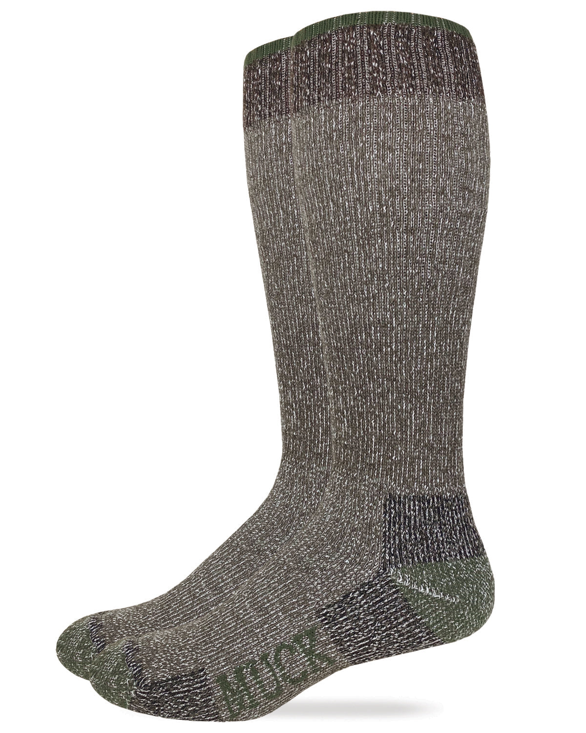 Muck Boot Mens Merino Wool Heavyweight Over The Calf Boot Socks 2 Pack