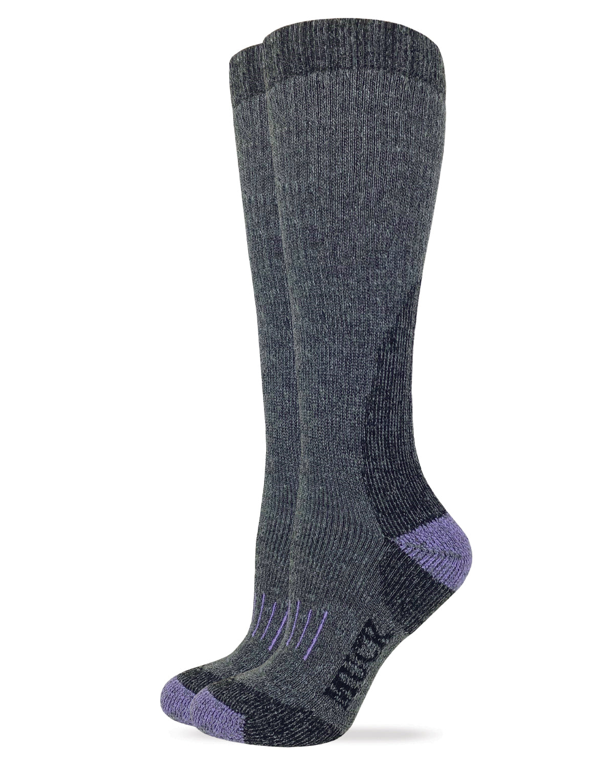 Muck Boot Ladies Merino Wool Heavyweight Knee High Boot Socks 2 Pack