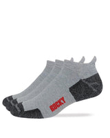 Rocky Mens Cotton Full Cushion Low Cut Heel Tab Socks 3 Pack