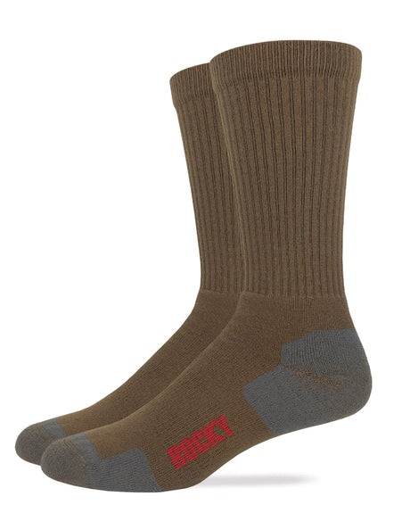 Rocky Mens Ultra-Dri® Full Cushion Crew Socks 2 Pack