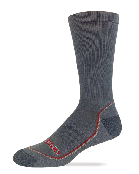 Rocky Mens Merino Wool Lightweight Year Round Crew Socks 1 Pair