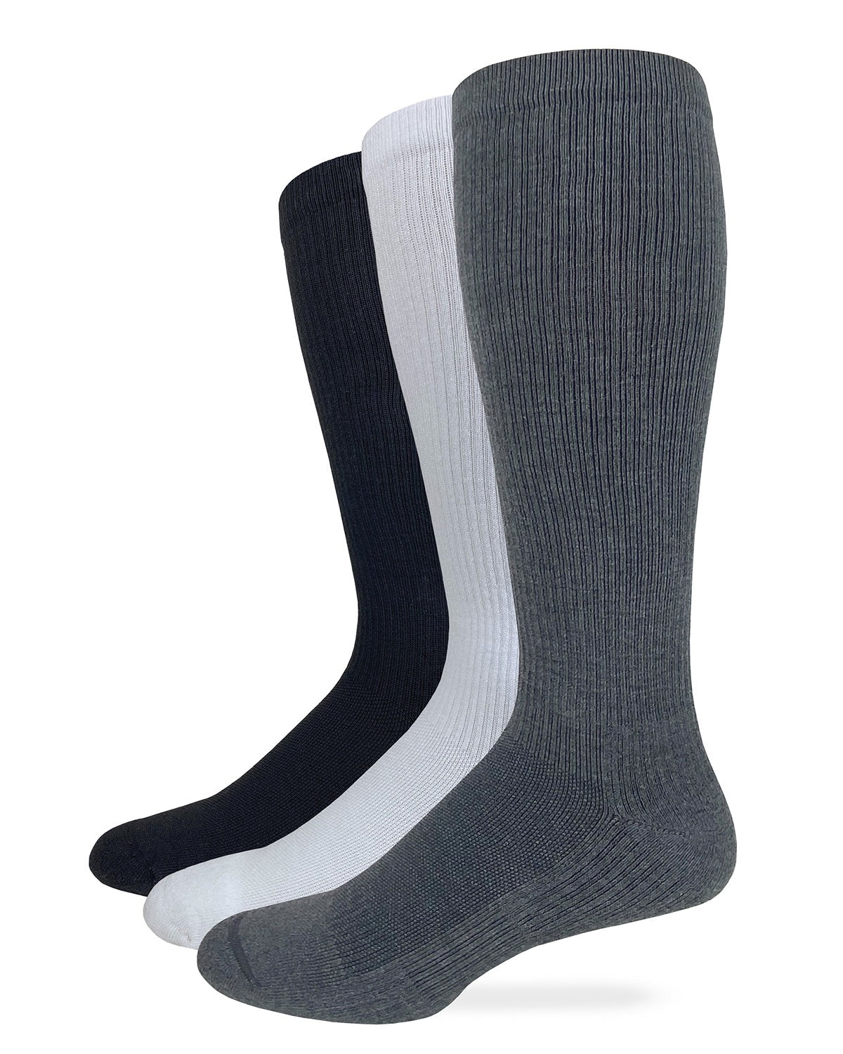 Carolina Ultimate Men's Full Cushion Cotton Crew Work Socks – 6 Pair Pack, Arch Support, USA Made