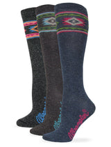 Wrangler Ladies Angora Aztec Knee High Socks 1 Pair