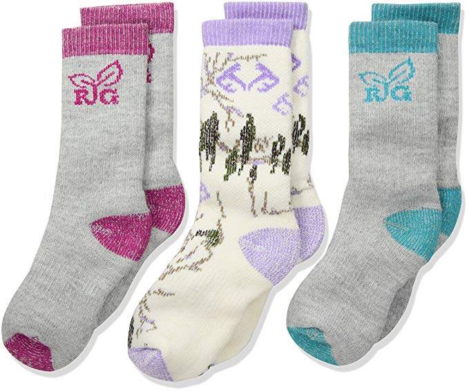 Realtree Youth Girls Ultra-Dri® Socks Gift Box 3 Pack